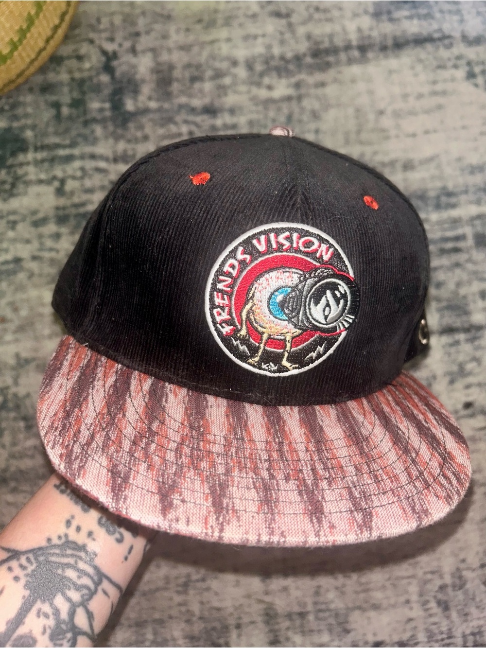 Limited Edition Grassroots California x MNWKA Corduroy Crew Snapback